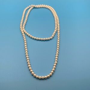 Strand of Faux Pearls Necklace